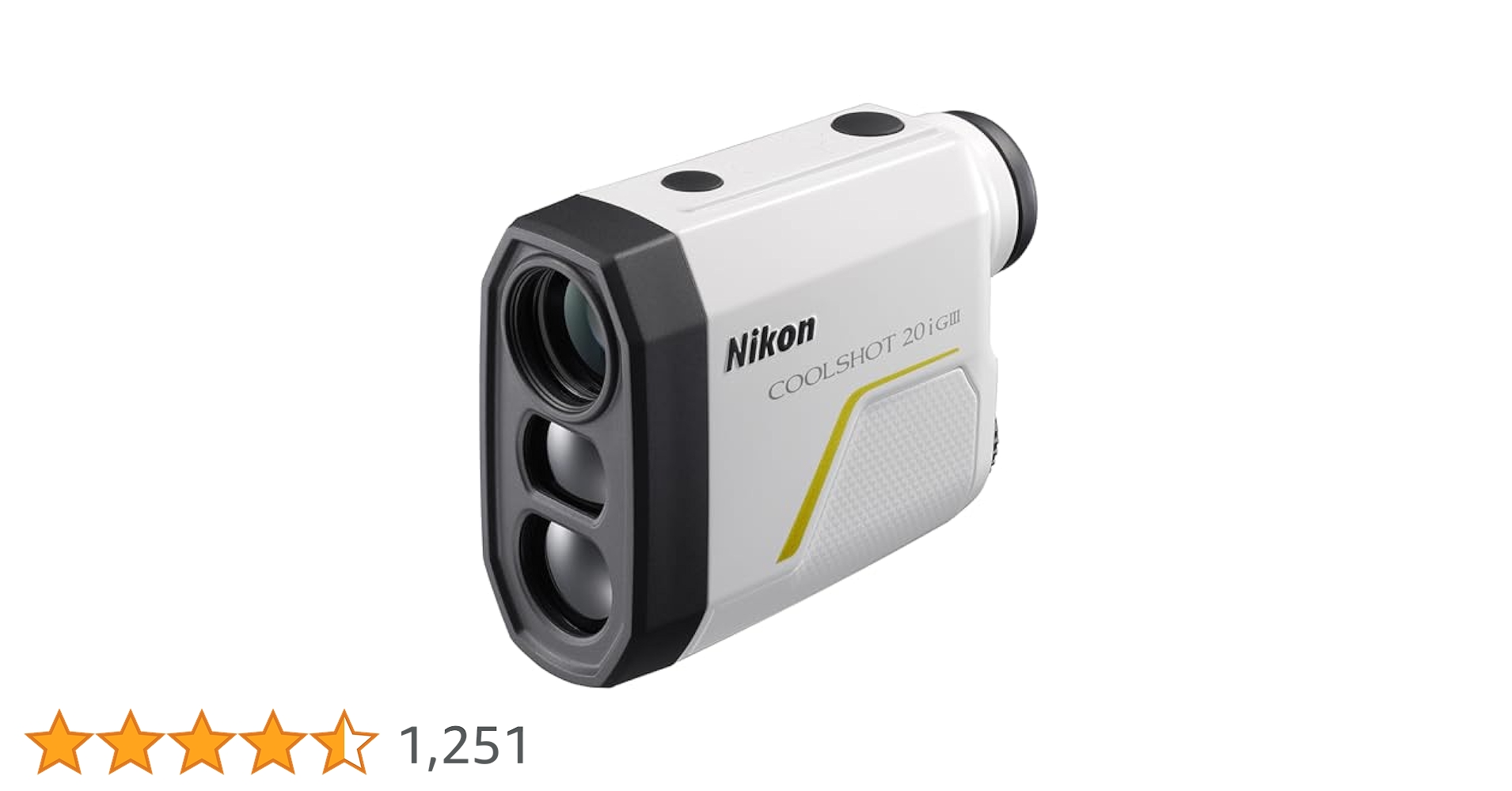 【新品同様展示品】Nikon COOLSHOT 20 ゴルフ用距離計 Amazon.co.jp: Nikon ゴルフ用レーザー距離計 COOLSHOT 20i GIII