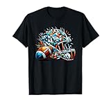 Polygon Art Joueur de football américain Footballeur T-Shirt...