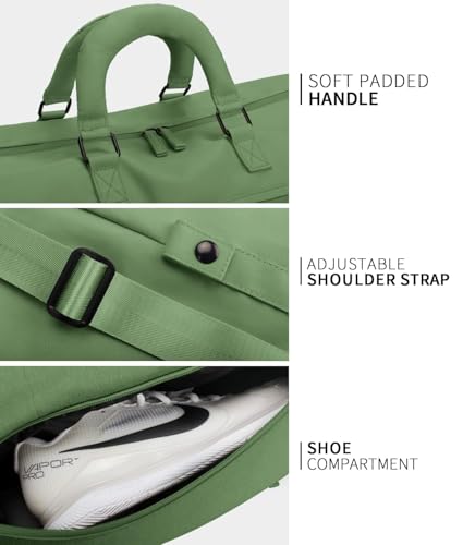 Travel Duffle Bag Carry On Weekender Bags for women, Duffel bag Small Gym Bag for Women men with Shoe Compartment4