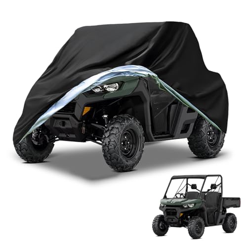 Image of NEVERLAND UTV Covers Heavy Duty, 300D UTV Cover 2-3 Seater All-Weather Protection, Side by Side Cover Outdoor Storage Compatible with Can Am Defender Polaris Ranger Kawasaki Mule Teryx 130 inchx 58 inchx 73 inch