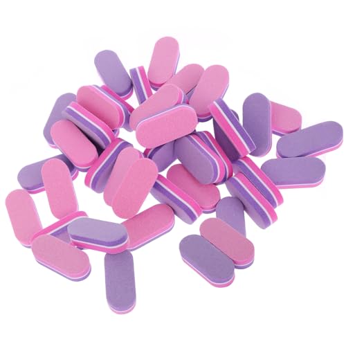 Image of 50Pcs Mini Nail Buffers 100/180 Grit Sponge Nail Files for Polishing Double Sided Nail buffers Bulk Buffing Blocks Professional Manicure Set for Acrylic Nails Natural Nails Buff Manicure Tools