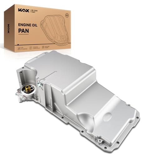 Image of KAX 264-331 Engine oil pan with Drain Plug Compatible with Camaro, Firebird, Express /Savana 2500 /3500, LCF, NPR, W3500, W4500, W42