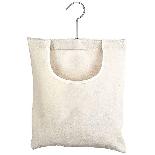 Sac à Pince à Linge Gain de Place Crochets de Suspension Sac de Rangement à Suspendre pour Pinces Organiseur pour Salle de Bain Organiseur de vêtements Lavable pour Chambre à Coucher, Salle de Bain Cover