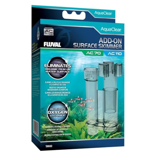 Fluval Skimmer Mochila de superfície de filtro para aquário AquaClear AC 70/110