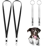 POPETPOP 犬訓練用ホイッスル 犬笛 2点セット 犬トレーニング いぬぶえ 無駄吠え防止 超音波犬笛 音階調節 軽量 ペット用品 プロ用 複数犬 障害犬トレーニング 高+低周波の組み合わせ命令 アウトドア 高齢者向け 簡単操作 効率的な呼び戻し 撮影用小物