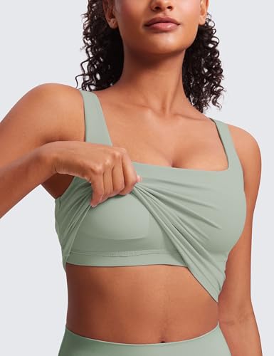 Image of CRZ YOGA Butterluxe Square Neck Crop Tank Top