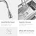 TRINITY Stainless Steel Freestanding Single Bowl Utility Sink for Garage, Laundry Room, and Commercial Use, Includes Pull-Out Faucet, NSF, UPC and cUPC Certified, 36