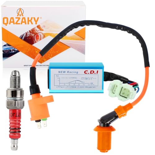 QAZAKY Performance Ignition Coil + CDI AC Box + Spark