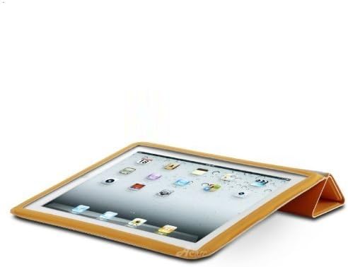 Magnetic Smart Slim Full Body Cover for Apple iPad 2, Orange
