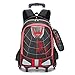 MYYLY Sacs À Dos De Chariot Bagages pour Enfants Spiderman Sac D'école Étanche Mode Pique-Nique en Plein Air Voyage,Black-2 Wheel(36X16X45CM)