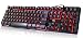Rii RK100 3 Colors LED Backlit Mechanical Feeling USB Wired Multimedia Keyboard For Working or Gaming,Office Device