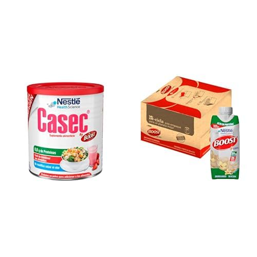 Proteínas, Casec 300g + Boost Alto en proteína Vainilla 330ml