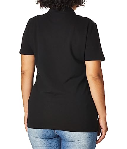 Tommy Hilfiger Women's Solid Short Sleeve Pique Polo Shirt2