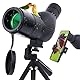 Neueste 12-36x50mm Compact Micro Spektiv - bewegliches wasserdichtes Spotter Scope mit BAK4 -Einblick für Vogelbeobachtung Jagd Zielschießbogenschießen Outdoor-Aktivitäten