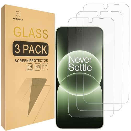Mr.Shield Screen Protector compatible with OnePlus Ace 6 / Ace 6T [Tempered Glass] [3-PACK] [Japan Glass with 9H Hardness]