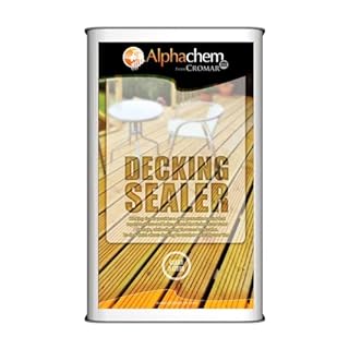 CROMAR AlphaChem Decking Sealer, Clear – 5L | Deck Protector Treatment | Wood Decking | Water-Repellent Timber Protection for Decking & Exterior Wood