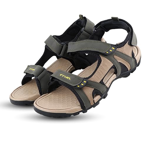 Image of FUEL Punch-02 Lightweight & Anti-Skid Rubber Sole Casual Sandals & Floaters for Mens & Boys for Outdoor