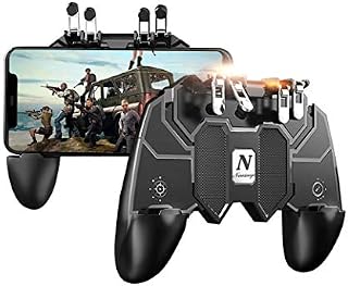 Newseego Mobile Game Controller, [Upgrade] Phone Controller Gamepad with L1R1 6 Fingers Trigger