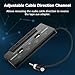 Car Cassette Aux Adapter with Microphone, 3.5MM Cable Audio Cassette Tape Adapter Player for Car, MP3, Phone, 3.2 Feet Cable