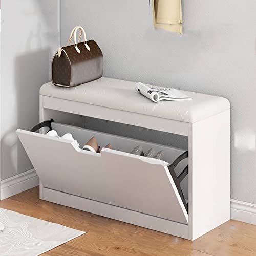 Meuble de rangement à chaussures slim en rotin pour couloir étroit et entrée