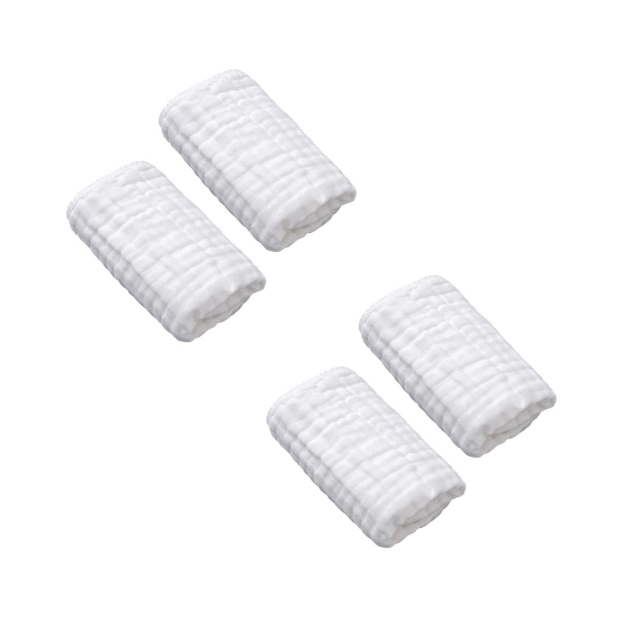 VICASKY 4pezzi Coperta Cotone Per Morbida e Assorbente Teli Da Bagno e Avvolgimenti Per Pancia Cotone Per Bebè