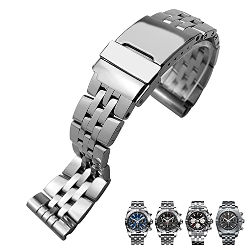 Bracelets de poignet acier inoxydable pour remplacer montre Super Ocean abîmée