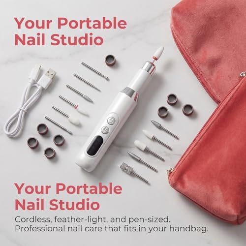 Lime à ongles électrique kit de manucure pédicure gel acrylique débutant - 2