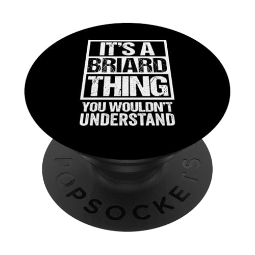 Funny Briard Parent Quote Berger de Brie Dog Lover PopSockets PopGrip Adhésif