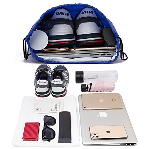 Vorspack Drawstring Backpacks Bulk 20 Pieces String Bags Customized Bags For Party Gym Sport Trip - Blue #TOP2