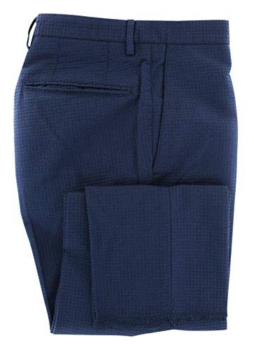 Incotex Navy Blue Other Cotton Blend Pants - Slim