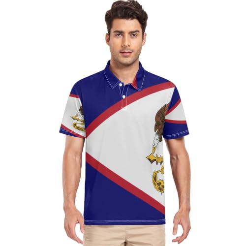 Polo de golf homme USA Samoa du green de golf aux réunions de travail