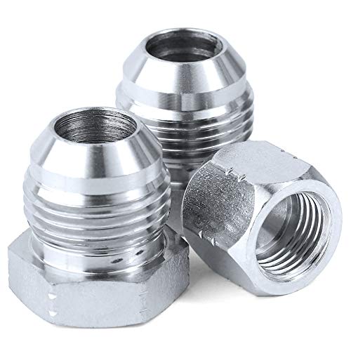 OKBA 64pcs JIC Plug and Cap Kit JIC 37° Flare Caps and Plugs Kit with Precision Threading Hydraulic Plugs and Caps Kit Set Dash Sizes 04 06 08 10 12 16