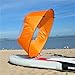 Fnacuody Kayak Wind Sail Folding Wind Sail with Clear Window for Kayaks & Inflatable Canoes Lightweight(Color 3)