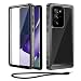 Beeasy für Note 20 Ultra 5G Hülle, IP68 Wasserdicht Outdoor Handyhülle 360 Grad Schutzhülle, Wasserfest Stoßfest Staubdicht Panzerhülle Case mit Displayschutz, Schwarz