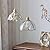 OUDINI Single-Head Small Pendant Light, Hand-Blown Antique Brass Hanging Light,Restaurant Shopping Chandelier, for Kitchen Island Bedroom Sink Living Room