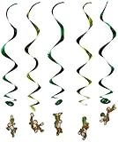 Monkey Whirls Party Accessory (1 count) (5/Pkg)