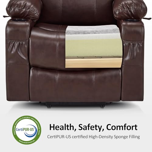 Image of MCombo Power Lift Recliner Chair for Elderly, Heat and Massage 7040(Medium)