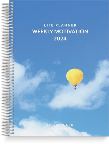 Burde Life Planner Weekly Motivation Kalender 2024: Terminplaner für 2024