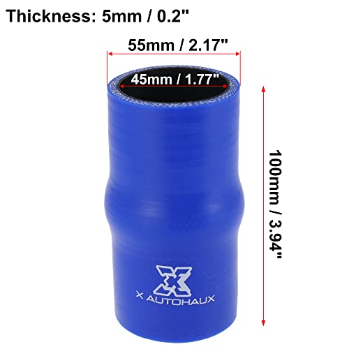 X AUTOHAUX 100cm lunghezza 45mm ID auto dritto