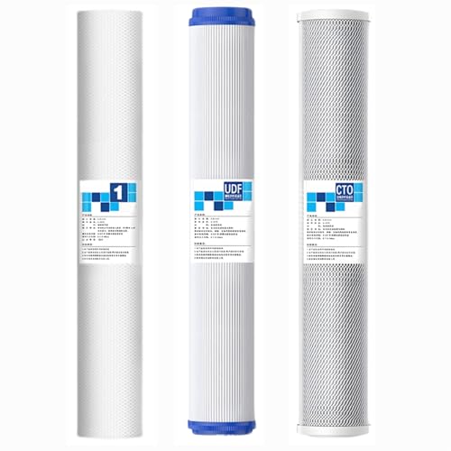 Filtros de agua comerciales de 20'' contra sedimentos y mal sabor 2