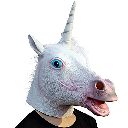Masquerade Unicorn Full Head Horse Mask for Masquerade Party Halloween