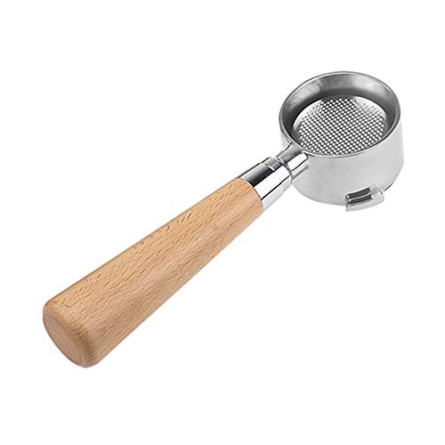 Fawei51mm Bottomless Porta filter Professional Coffee Espresso Machine Handle Coffee Tools Coffee Accessories with Beech Handle