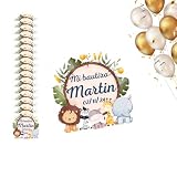 Pegatinas personalizadas para comuniones, bautizos, bodas, 84 unidades de 3 cm, 48 de 4 cm o 33 de 5 cm (3cm, 5)