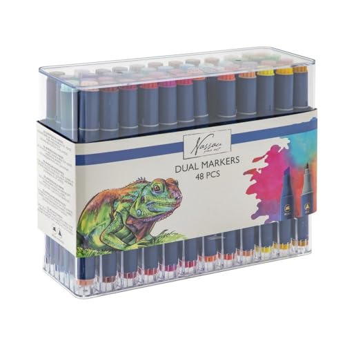 Legind Nassau Round Dual Markers (48 Pieces) (AR0105/23GE)