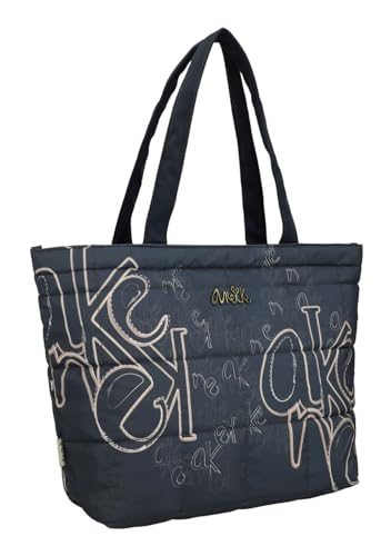 Sac shopper Anekke Boutique brodé et imprimé multicolore
