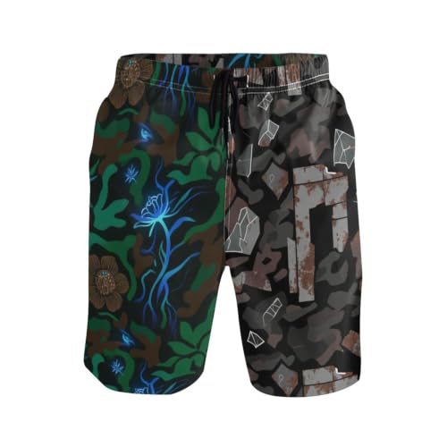 Short de piscine élastique homme séchage rapide coupe 22.9 cm
