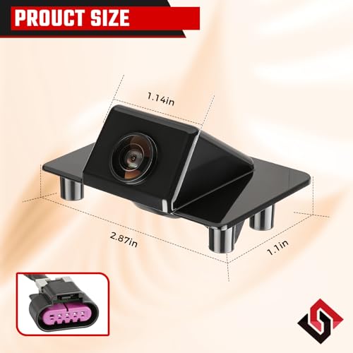 Image of 590-076 Backup Camera Rear View Camera Fit for F-150 2015-2017 Fit for Chevy Suburban Tahoe, GMC Yukon, Cadillac Escalade 2007-2013 Parking Park Assist Camera Replaces #15173619 GM1960104 RC51070001