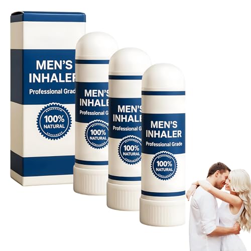 3 Pcs Firmx Männer Inhalator Men Stick Nasal Inhaler Komplexer Naseninhalator Für Männer, Sûr Et Doux, Facile à Utiliser, Petit Et Portable, Rajeunissant Et éNergisant