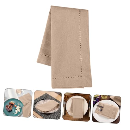 Servilleta de Tela Reusable Garneck Beige Ovalada 45 x 45 cm miniatura 4