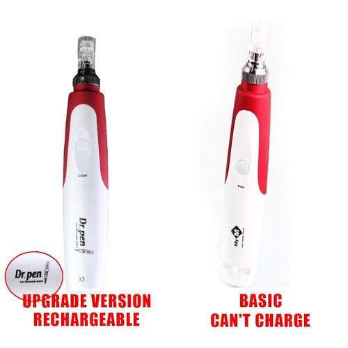 Image of Derma Pen with 2 Extra 12 Needles Cartridges Derma Pen | Mesopen for Anti Aging | Skin Facial Care | Skin Rejuvenation (N2-W WIRELESS)